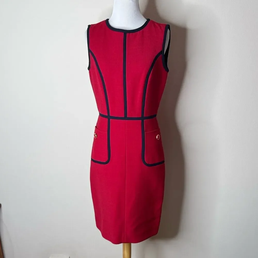 Tory Burch red navy
